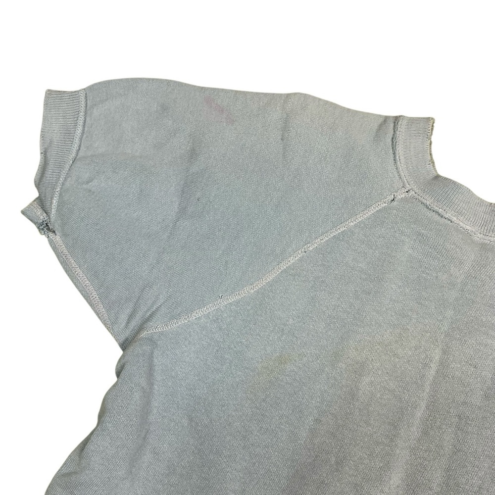 Vintage 1960s/70s baby blue Raglan crewneck short sleeve - Picture 6 of 6